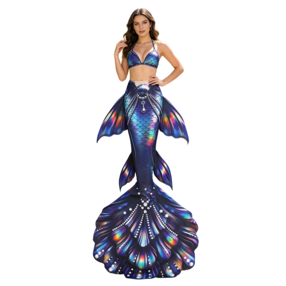 New Mermaid Tail Set Adult Swi - đánh giá và giá Swim Fins