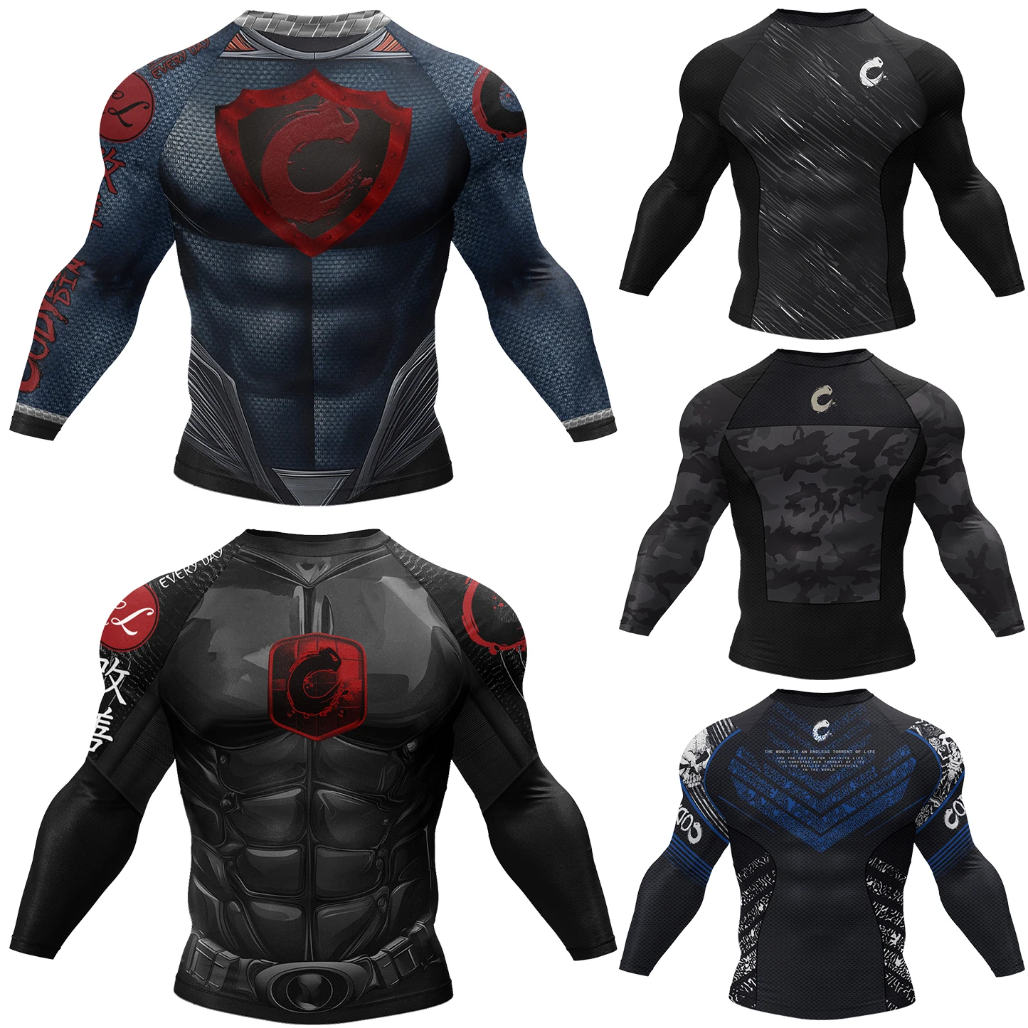 Men Cody Lundin MMA T-shirt 3D - đánh giá và giá Rash Guard