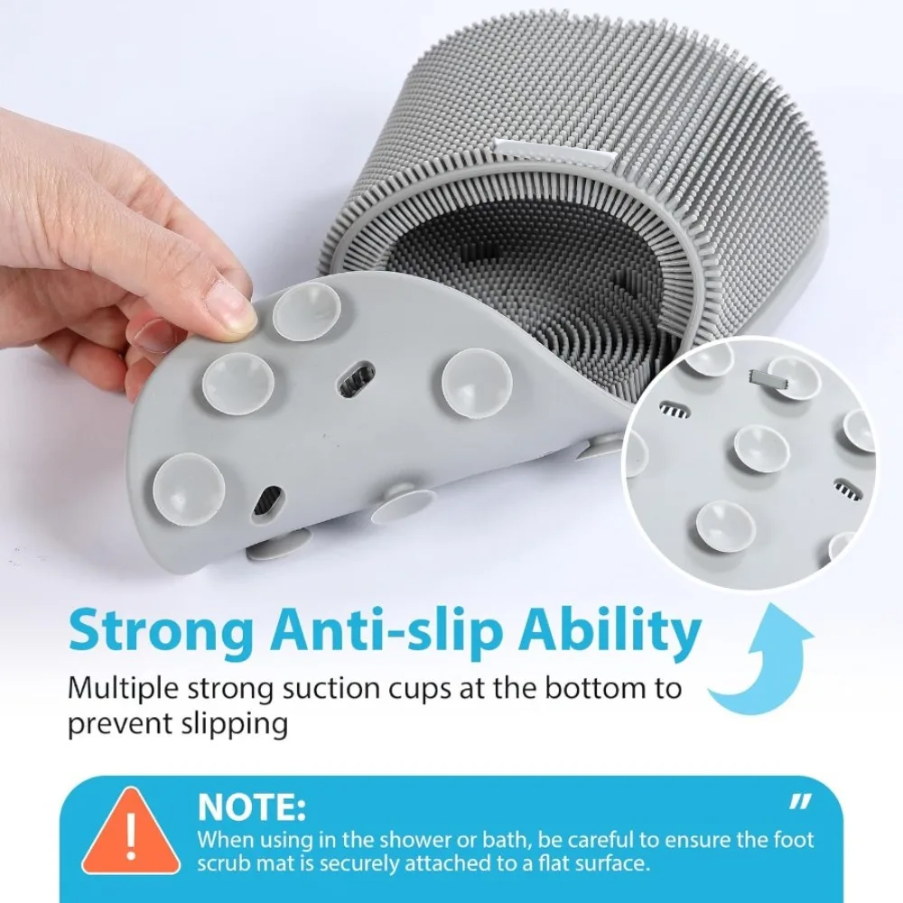 Silicone Foot Scrubber Brush S - đánh giá và giá Flippers Swimming
