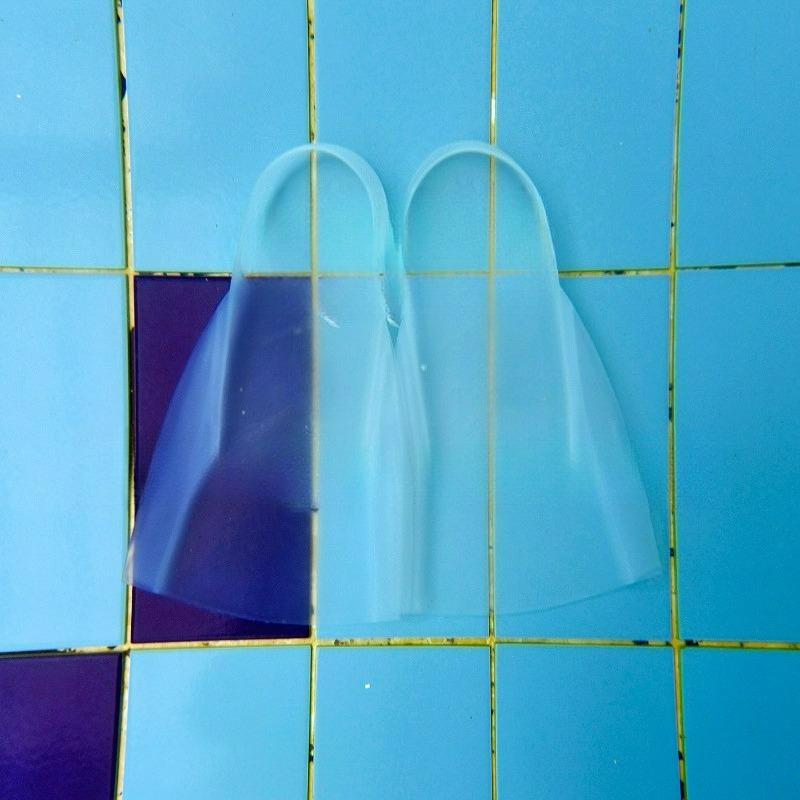 Full Transparent Invisible Fli - đánh giá và giá Flippers Swimming