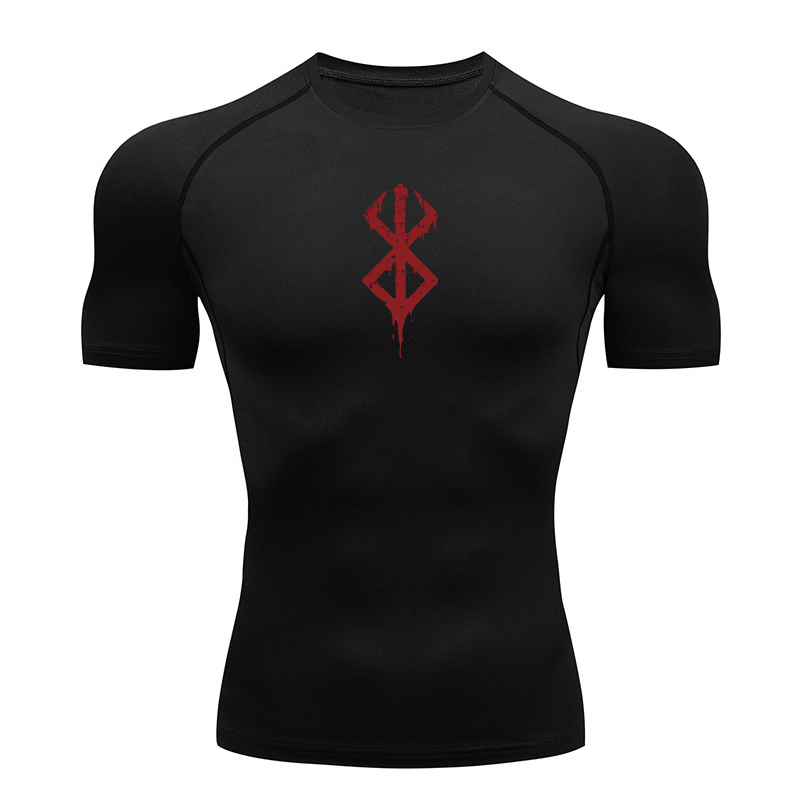 Men's Print Compression Shirts - đánh giá và giá Rash Guard