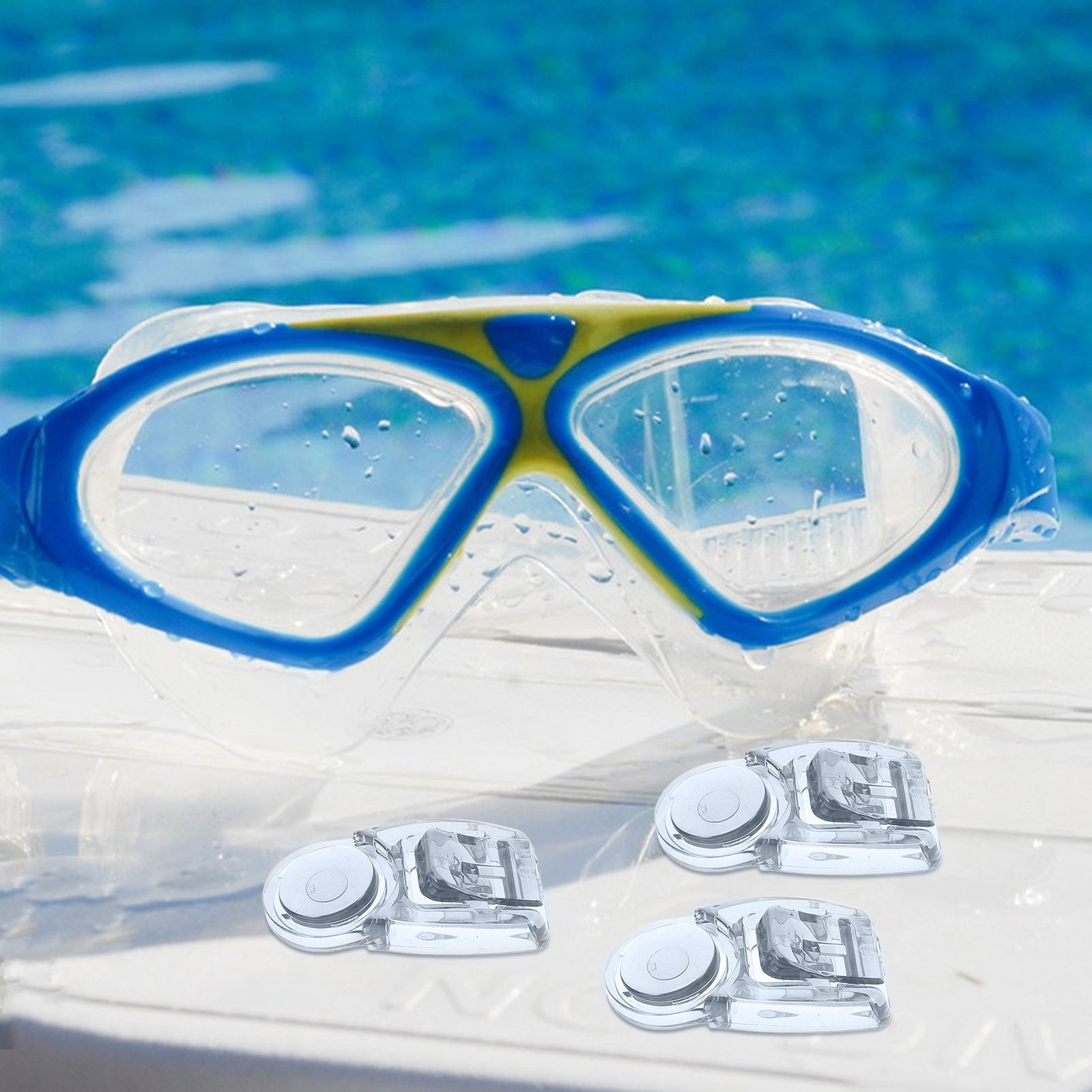 4Pcs Universal Swim Goggles Bu - đánh giá và giá Goggles Swim